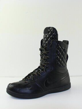 Nike Hi Top Lace Quilted Boot Boxing Style Women Shoes (9 US)